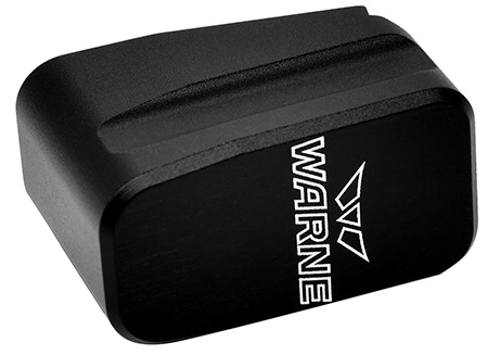 [656813107865] Warne MEG43X2BLK Magazine Extension  made of 6061-T6 Aluminum with Hardcoat Anodized Black Finish for Glock 43X, 48 Magazines (Adds 2rds)
