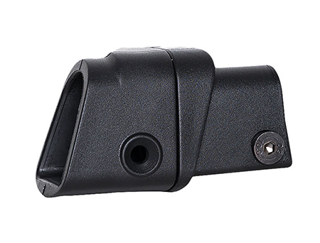 [848754014436] NcStar VG076 Left Side Folding Stock Adapter Folding Black Polymer works with DLG Tactical Adaptor Grip