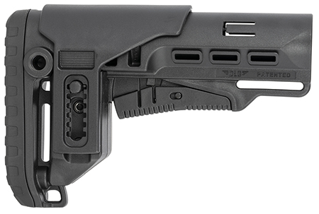 [848754013842] NcStar VG087042 Tactical PCP42 Mil-Spec Stock Black Synthetic Collapsible  w/Adj Cheekpiece