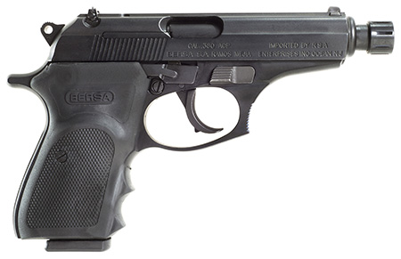 [810083200279] Bersa T380M8X Thunder  Micro-Compact Frame 380 ACP 8+1, 3.50" Black Steel Threaded Barrel, Matte Black Serrated Steel Slide  &  Aluminum Frame