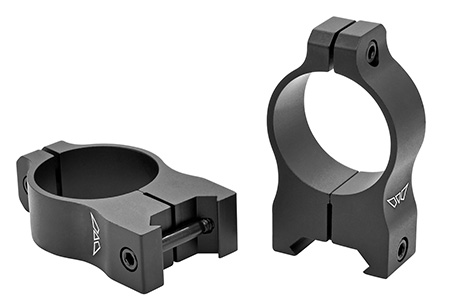 [656813107162] Warne V415M Scope Rings Vapor Matte Black 30mm High 0 MOA