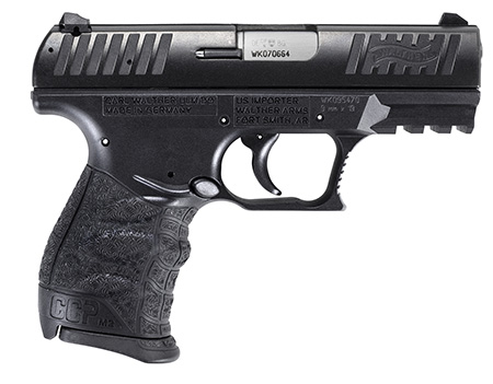 [723364220722] Walther Arms 5083500 CCP M2 + 9mm Luger 8+1 3.54" Barrel, Polymer Frame With Picatinny Acc. Rail, Serrated Black Cerakote Steel Slide, Reversible Magazine Release, Manual Safety