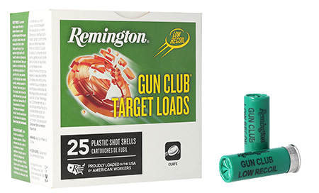 [047700525105] Remington Ammunition 20241 Gun Club  12Gauge 2.75" 1oz 8Shot 25 Per Box/10 Case