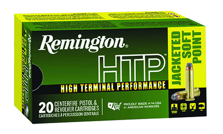 [047700486802] Remington Ammunition 23002 HTP  44RemMag 240gr Jacketed Soft Point 20 Per Box/25 Case
