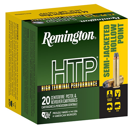 [047700486901] Remington Ammunition 23010 HTP  44RemMag 240gr Semi Jacketed Hollow Point 20 Per Box/25 Case