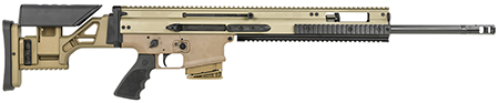 [845737013684] FN 381005432 SCAR 20s NRCH 6.5 Creedmoor 10+1 20" Black Steel Barrel, Flat Dark Earth Anodized Picatinny Rail Aluminum Receiver, Flat Dark Earth Synthetic Adjustable Stock, Black Hogue Rubber Grip