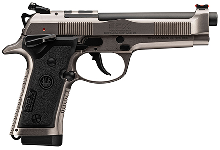 [082442949130] Beretta USA J92XRD21 92X Performance Defensive Full Size Frame 9mm Luger 15+1, 4.90" Black Barrel, Gray Nistan Optic Ready/Serrated Steel Slide  &  Frame w/Beavertail