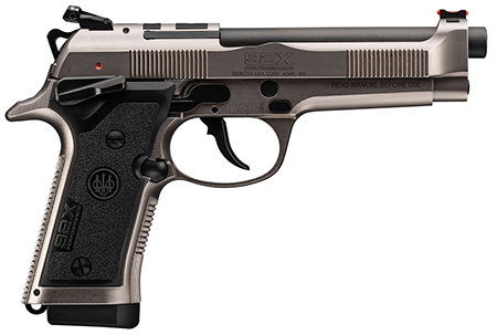 [082442949147] Beretta USA J92XRD20 92X Performance Defensive Full Size Frame 9mm Luger 10+1, 4.90" Black Barrel, Gray Nistan Optic Ready/Serrated Steel Slide  &  Frame w/Beavertail