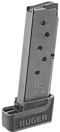 [736676906260] Ruger 90626 LCP II  7rd Extended w/Grip Extension 380 ACP Blued Steel