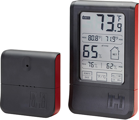 [090255959079] Hornady 95907 Wireless Hygrometer  Touchscreen Black