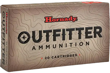 [090255820843] Hornady 82084 Outfitter  300RUM 180gr Copper Alloy eXpanding 20 Per Box/10 Case