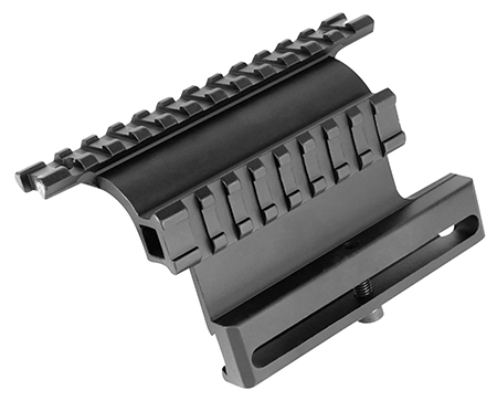 [815879013064] Aim Sports MK007 AK Double Side Rail Mount  Side Mount Black Anodized Aluminum Fits AK-47 1913 Picatinny Rail Mount