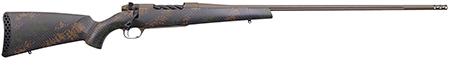 [747115448470] Weatherby MBC20N308NR4B Mark V Backcountry 2.0 308 Win 5+1 24" Barrel, Patriot Brown Cerakote Metal Finish, Brown Sponge Pattern Black Peak 44 Blacktooth Stock