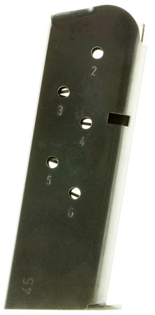 [761226086918] Magnum Research MAG1911456 1911  Black Detachable 6rd 45 ACP
