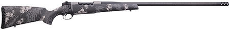 [747115449019] Weatherby MCT20N65RWR6B Mark V Backcountry 2.0 Ti 6.5 Wthby RPM 4+1 24" Carbon Fiber Wrapped Barrel, Graphite Black Cerakote Metal Finish, Black with Gray/White Sponge Accents Peak 44 Blacktooth Stock