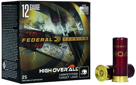 [604544677775] Federal HOA12H75 Premium High Over All 12Gauge 2.75" 1 1/8oz 7.5Shot 25 Per Box/10 Case