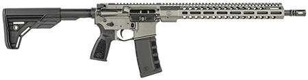 [845737013745] FN 36100652 FN 15 Tac3 5.56x45mm NATO 30+1 16" Chrome-Lined Barrel, Gray Anodized Rec/M-LOK Handguard, Black 6 Position Collapsible Stock, Optics Ready