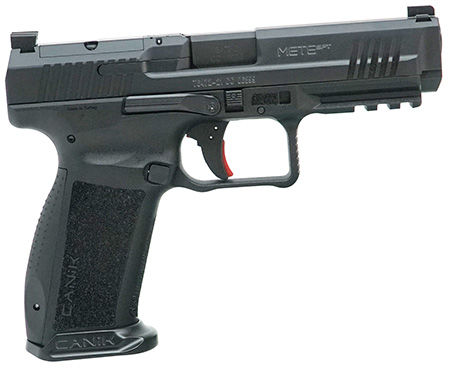[787450719590] Canik HG6595N Mete SFT Full Size Frame 9mm Luger 20+1/18+1, 4.46" Black Match Grade Barrel, Black Nitride Optic Ready/Serrated Steel Slide, Polymer Frame w/Picatinny Rail, Ambidextrous