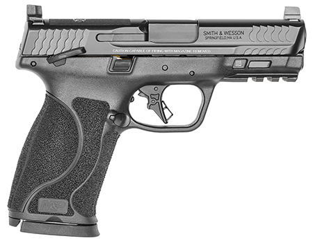 [022188885644] Smith  &  Wesson 13390 M & P M2.0  Full Size 10mm Auto 15+1, 4" Black Armornite Stainless Steel Barrel  &  Optic Cut/Serrated Slide, Matte Black Polymer Frame w/Picatinny Rail
