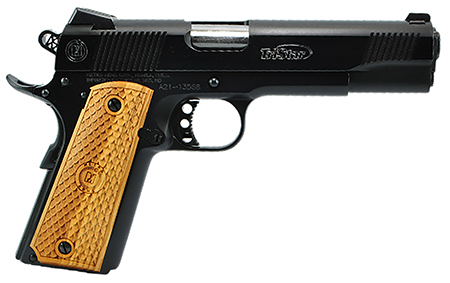 [713780856100] TriStar 85610 American Classic II 1911 45 ACP 8+1, 5" Stainless Steel Barrel, Blued Serrated Steel Slide, Blued Steel Frame w/Beavertail, Wood Grip