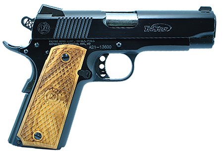 [713780856209] TriStar 85620 American Classic Commander 1911 45 ACP 8+1, 4.25" Stainless Steel Barrel, Blued Serrated Steel Slide, Blued Steel Frame w/Beavertail, Wood Grip