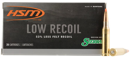 [810742024727] HSM 7MM0810N Low Recoil  7mm-08 Rem 140 gr Orange Polymer Tip 20 Per Box/ 25 Case
