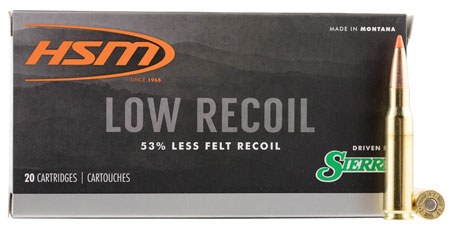 [810742024741] HSM 30844N Low Recoil  308 Win 150 gr Orange Polymer Tip 20 Per Box/ 25 Case