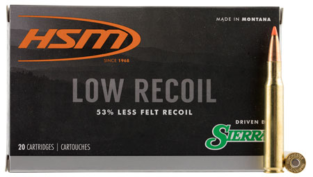 [810742024758] HSM 300642N Low Recoil  30-06 Springfield 150 gr Orange Polymer Tip 20 Per Box/ 20 Case