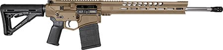 [810035754041] Diamondback DB1033M061 DB10  6.5 Creedmoor 20" 20+1,5+1 Flat Dark Earth Adjustable Magpul CTR Stock Black Magpul MOE K2 Grip with Black Gold Lower 15" M-Lok