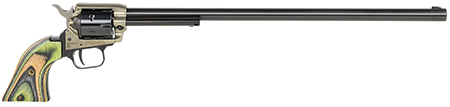 [727962704141] Heritage Mfg RR22CH16 Rough Rider  22 LR 6 Shot 16" Black Black Cylinder  &  Cylinder, Simulated Case Hardened Zamak Frame, Camo Laminate Grips