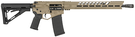 [810035754102] Diamondback DB1731K061 DB15  5.56x45mm NATO 16" 30+1 Flat Dark Earth Adjustable Magpul CTR Stock Black Magpul MOE K2 Grip with Black Gold Lower