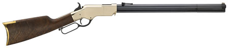 [619835110022] Henry H011R Original Rare Carbine Full Size 44-40 Win 10+1 20.50" Blued Octagon Barrel, Brass Polished Brass Receiver, Fancy American Walnut Wood Stock Right Hand