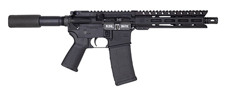 [810035754690] Diamondback DB1915K001 DB15  5.56x45mm NATO 30+1 10" Black Nitride Threaded Barrel, M-LOK Handguard, Black Aluminum Picatinny Rail Receiver, Black Buffer Tube, Black Magpul Grip, Right Hand