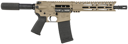 [810035754706] Diamondback DB1915K061 DB15  5.56x45mm NATO 30+1 10" Black Nitride Threaded Barrel, M-LOK Handguard, Flat Dark Earth Aluminum Picatinny Rail Receiver, Black Buffer Tube, Black Magpul Grip, Right Hand