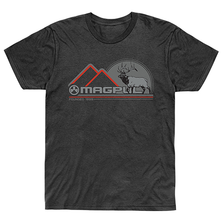 [840815134541] Magpul MAG1234-011-S Wapiti  Charcoal Heather Cotton/Polyester Short Sleeve Small