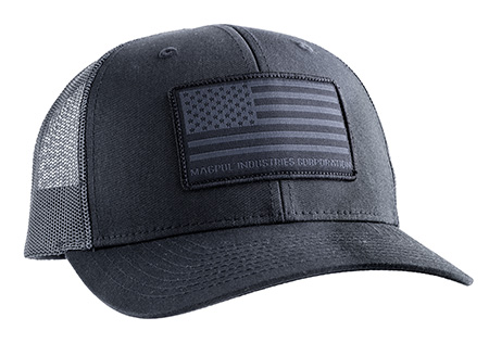 [840815132769] Magpul MAG1215-001 Standard  Black Adjustable Snapback OSFA Structured Woven American Flag Patch