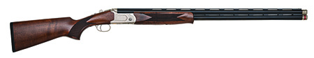 [884110754721] Mossberg 75472 Gold Reserve  Full Size 12 Gauge Break Open 3" 2rd 30" Blue Polished Vent Rib Barrel, Silver Polished Stainless Steel Engraved Receiver, Fixed Black Walnut Stock, Right Hand