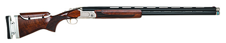 [884110754745] Mossberg 75474 Gold Reserve  12 Gauge 30" 2rd 3" Polished Silver with Scroll  &  Inlay Engraved Rec Satin Black Walnut Fixed Stock Right Hand Full Size Includes Ext. Sport Set Chokes (5)