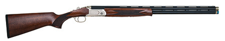 [884110754806] Mossberg 75480 Gold Reserve  Full Size 410 Bore Break Open 3" 2rd 26" Blue Polished Vent Rib Barrel, Silver Polished Engraved Stainless Steel Receiver, Black Grade A Walnut Fixed Stock, Right Hand