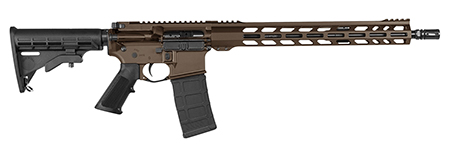 [811069028665] UnBranded AR 223WYFS0001VRBR  UAR-F 223 Wylde 30+1 16" Barrel, Vortex Bronze Cerakote Metal Finish, 15" M-Lok Handguard, Black Collapsible Stock, Textured Black Polymer Grip