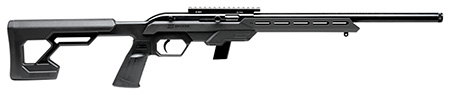 [062654451201] Savage Arms 45120 64 Precision Full Size 22 LR 20+1 16.50" Matte Black Heavy Threaded Barrel, Matte Black Picatinny Rail Carbon Steel Receiver, M-LOK Handguard, Black Chassis Synthetic Stock, Right Ha