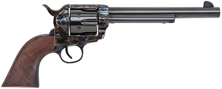 [040589018119] Traditions SAT73004 1873  45 Colt (LC) 6rd 7.50" Blued Cylinder/Barrel Color Case Hardened Steel Frame with Walnut Grips