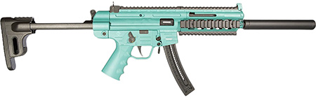 [819644027928] GSG GERGGSG1622M GSG-16  Full Size 22 LR 22+1 16.25" Black Mint Polymer Receiver Black Collapsible w/Storage Compartment Stock Right Hand