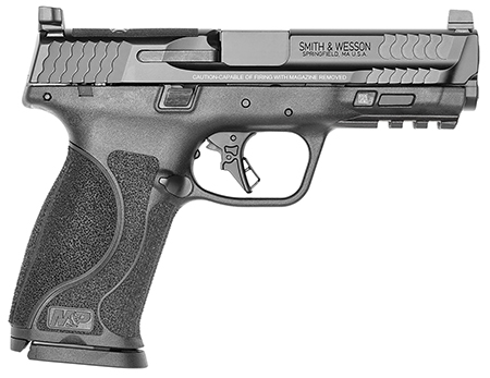 [022188889703] Smith  &  Wesson 13564 M & P M2.0  Full Size 9mm Luger 17+1, 4.25" Black Armornite Stainless Steel Barrel  &  Optic Ready/Serrated Slide, Matte Black Polymer Frame w/Picatinny Rail