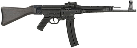 [689585854613] Mauser Rimfire 444.00.19 STG-44 *CA Compliant Full Size 22 LR 10+1 16.50" Black Barrel  &  Receiver,  Black Wood Fixed Stock