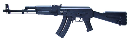 [713440971051] Mauser Rimfire 4070024 AK-47  22 LR 24+1 16.50" Barrel, Steel Receiver, Black Metal Finish, Adjustable Rear Sight, Black Wood Furniture