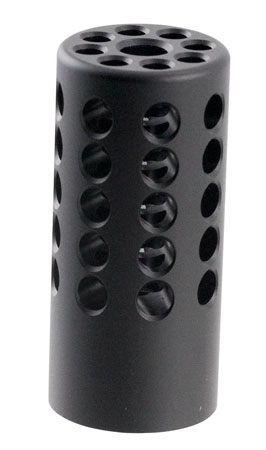 [856365001127] Tactical Solutions 1022CMPMB X-Ring Compensator Black Matte Aluminum with 1/2"-28 tpi Threads .920" Diameter for 22 LR Ruger 10/22