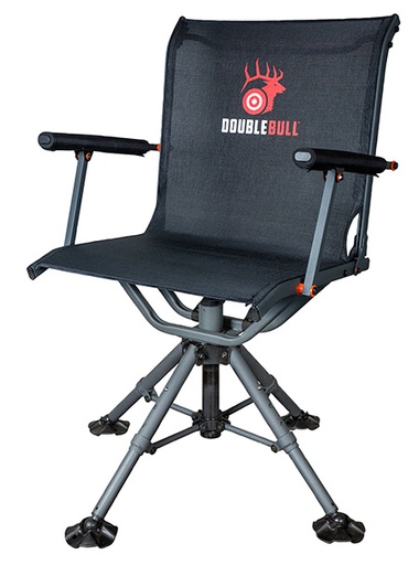 [010135651664] Primos 65166 Double Bull Swivel Seat 360 Degree Swivel Black