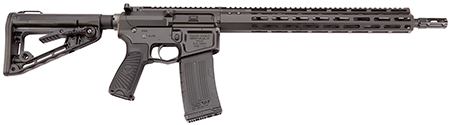[810025505134] Wilson Combat TRRCRB556168F Recon Tactical 223 Rem/5.56 NATO 30+1 16" Black Fluted Threaded Barrel, Black Armor-Tuff Aluminum Receiver, M-LOK Handguard, Black Synthetic Wilson/Rogers Super Stoc Stock