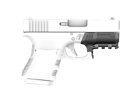 [7290017108155] Recover Tactical GR2601 Rail Adapter for Glock 26 and 27  Black